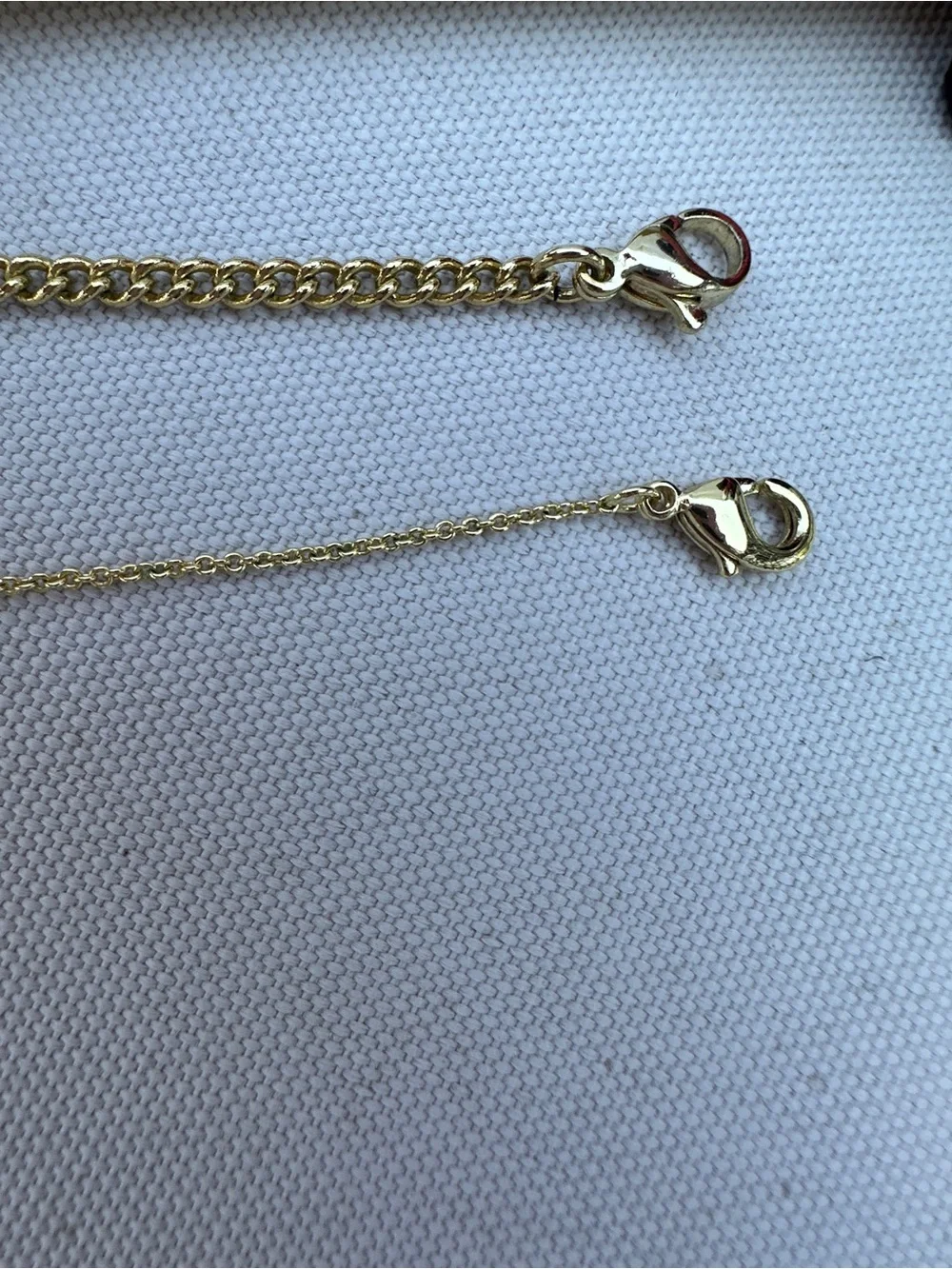 Delicate Gold Chain Necklace Set - Two Styles